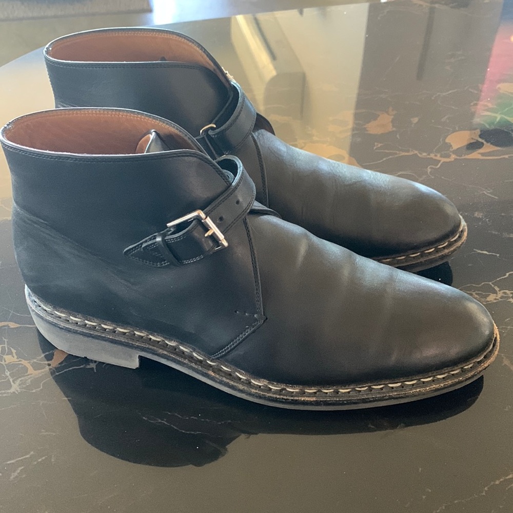 Heschung leather ankle boots